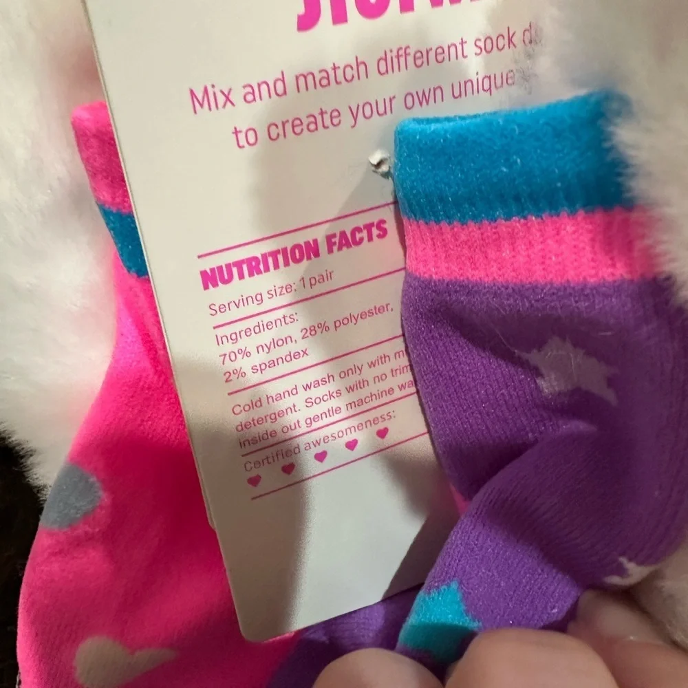 New Bunny Character Socks. No size given.